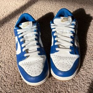 Nike Dunks - Blue, White, Gold Women’s
